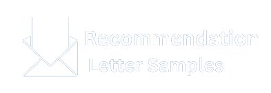 Recommendation Letter Sample